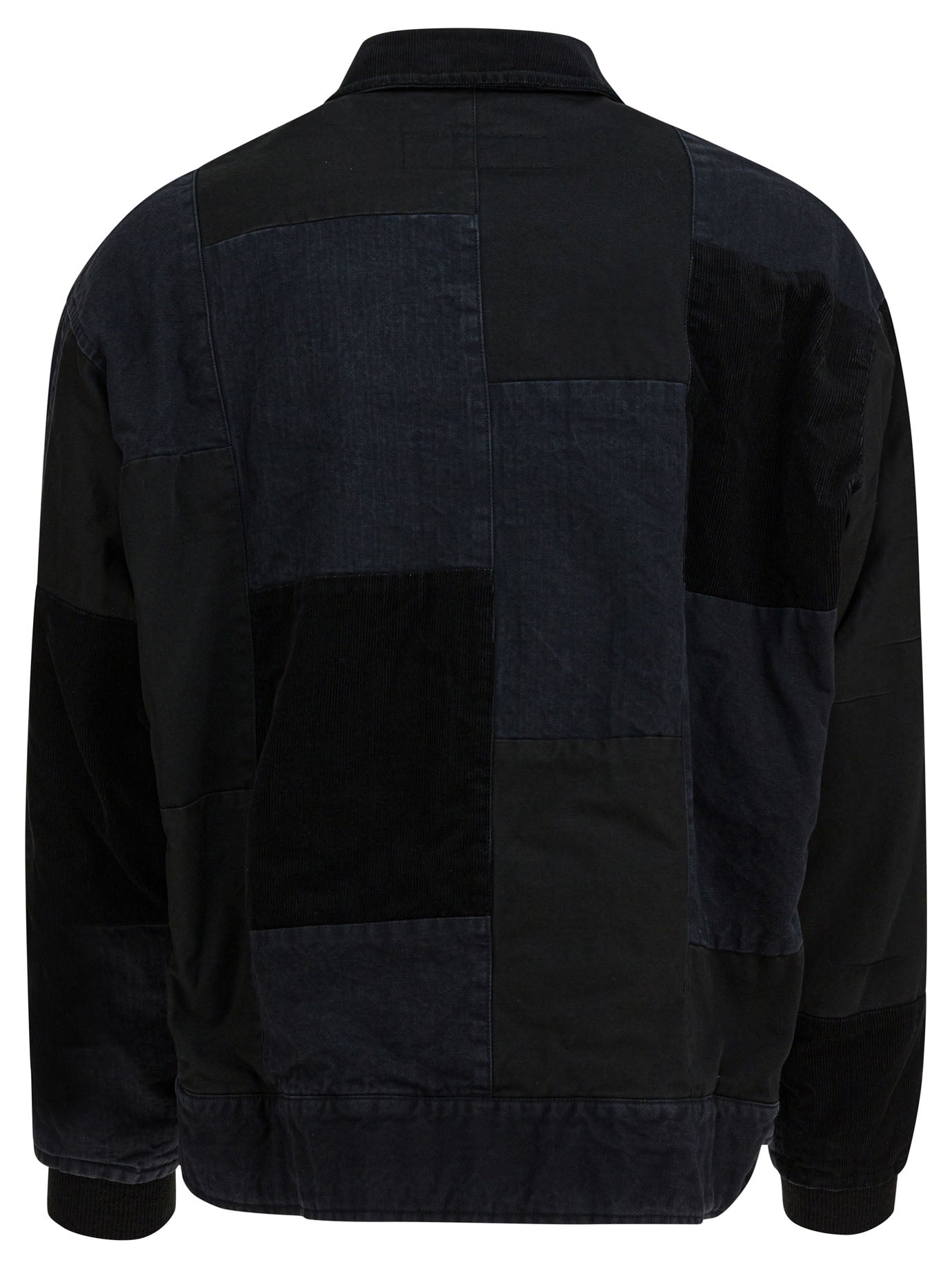 COMME DES GARÇONS HOMME PLUS Relaxed Fit Jacket with Tone-on-Tone Patchwork for Men