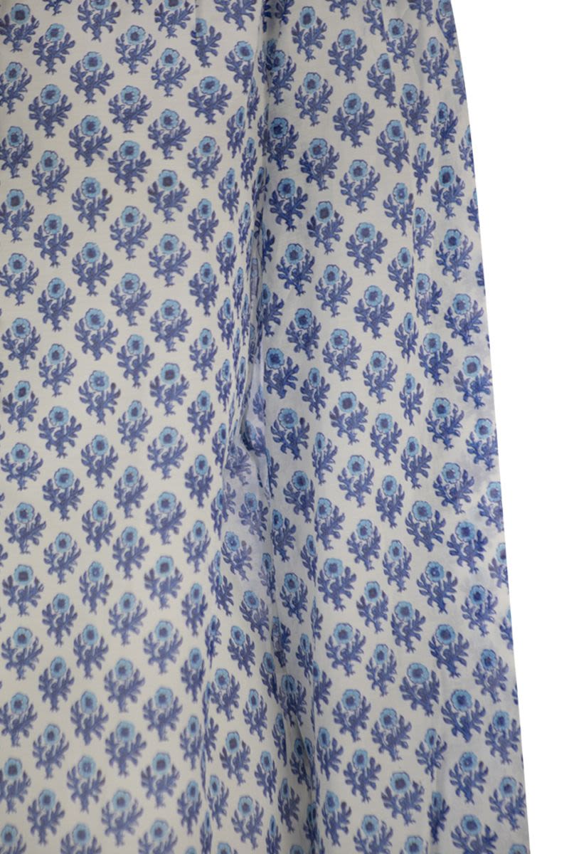 MC2 SAINT BARTH Harper Mini Shirt with Mandarin Collar