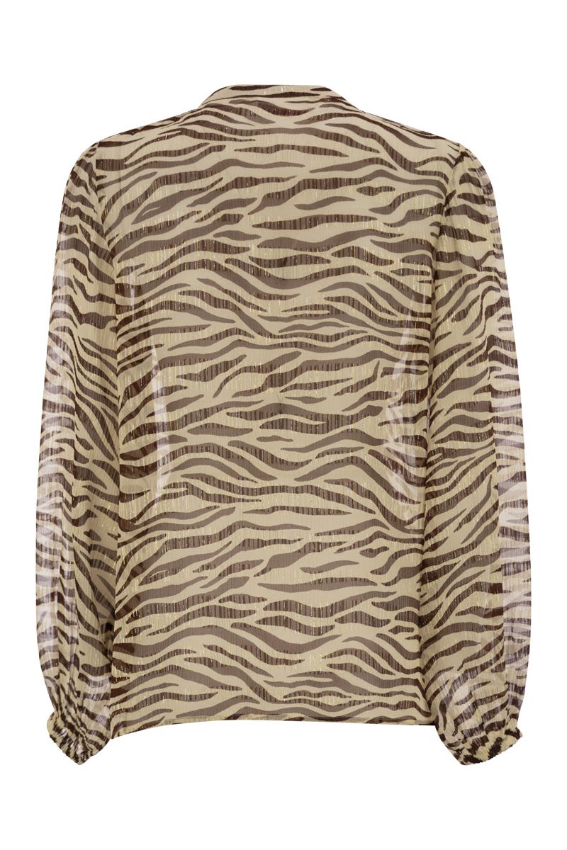 MC2 SAINT BARTH Oversized Harper Mini Shirt with Mandarin Collar