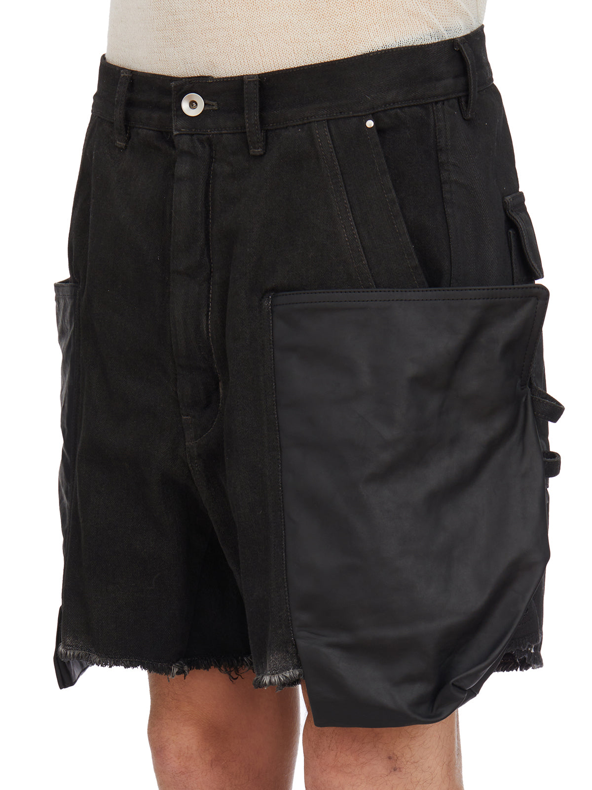 RICK OWENS Cargo Bermuda Shorts Size 31