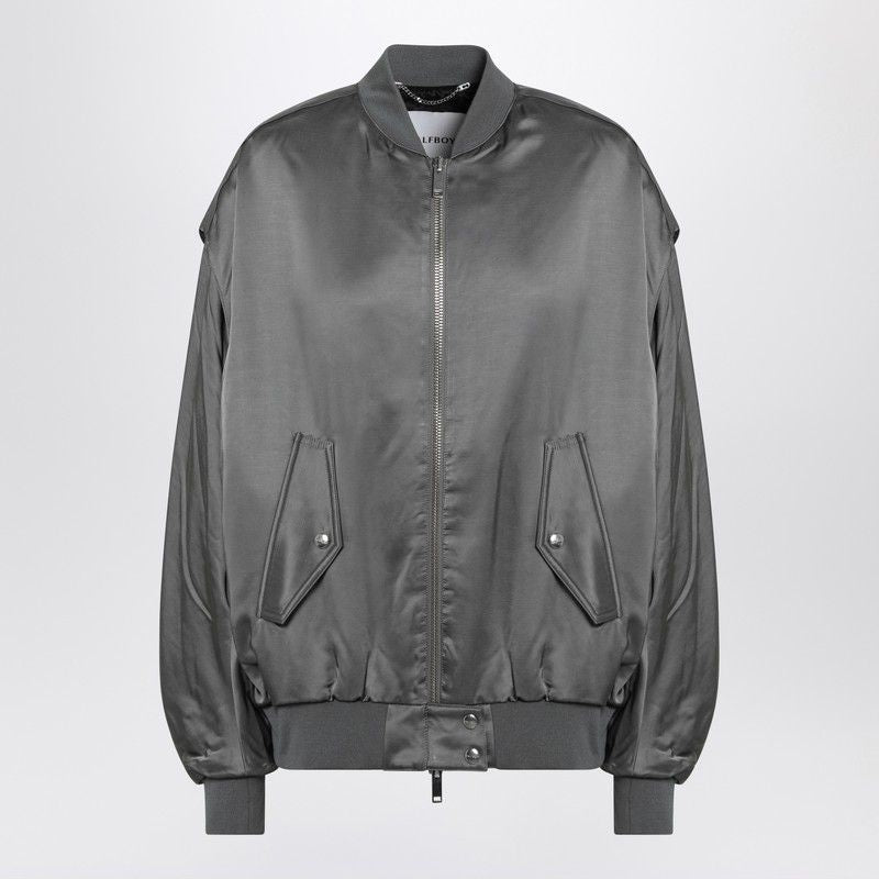 HALFBOY Zipped Over Bomber Jacket for Women