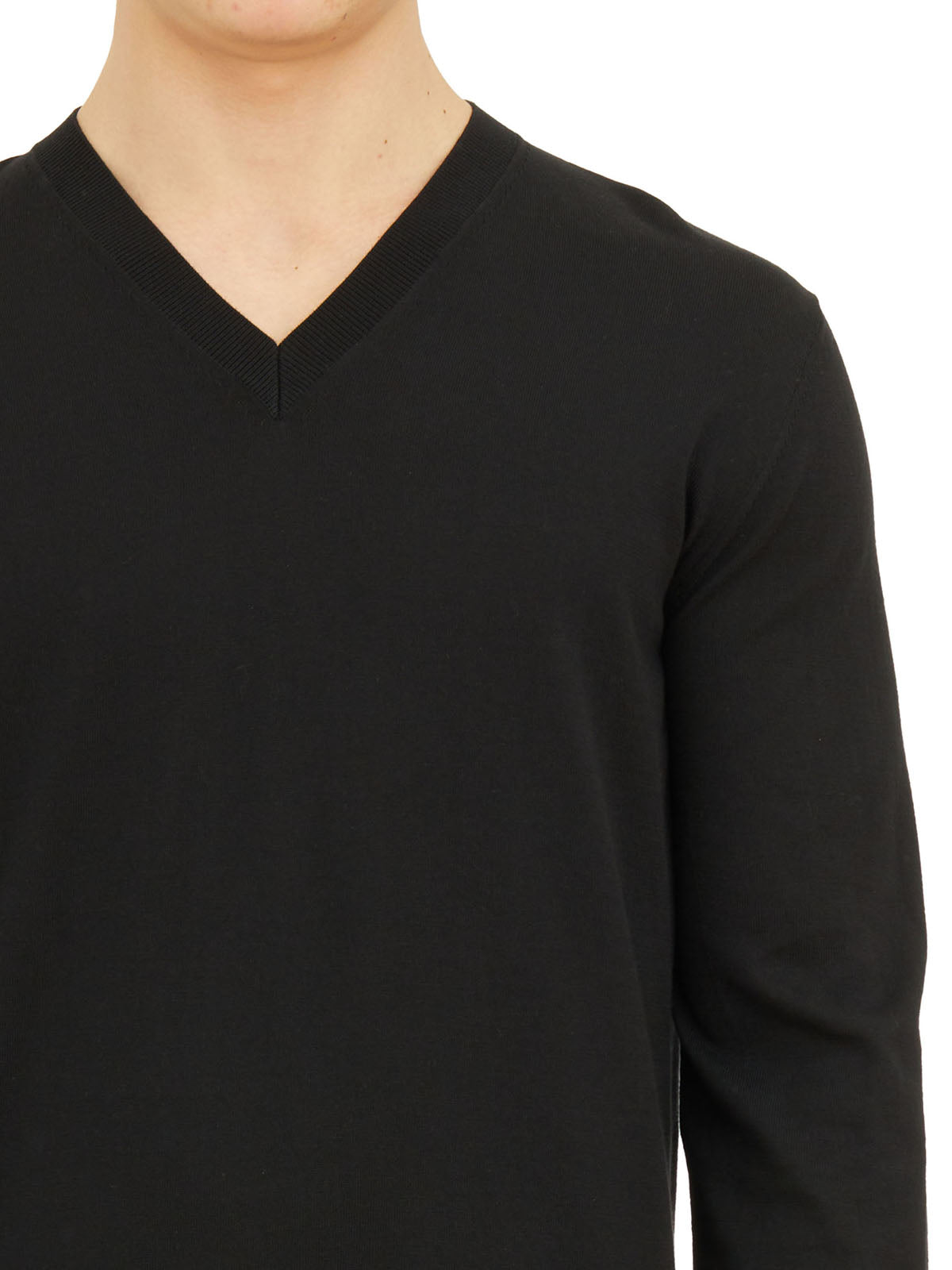 DSQUARED2 V-Neck Mini Logo Sweater - Size M