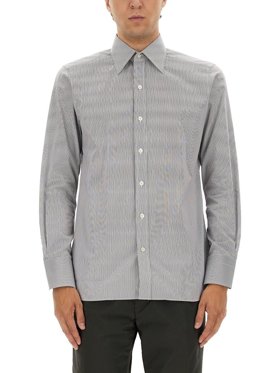 TOM FORD Classic Striped Shirt - Size 48