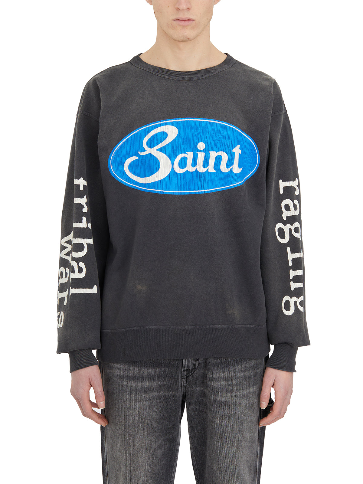 SAINT MXXXXXX Crew Neck Sweatshirt for Men - Size L