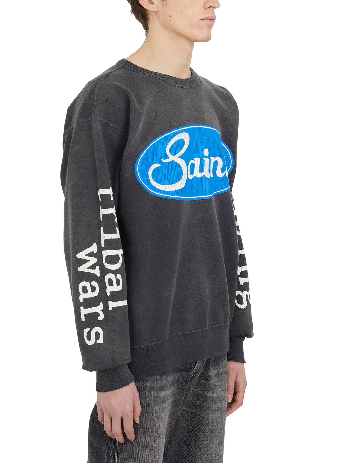 SAINT MXXXXXX Crew Neck Sweatshirt for Men - Size L