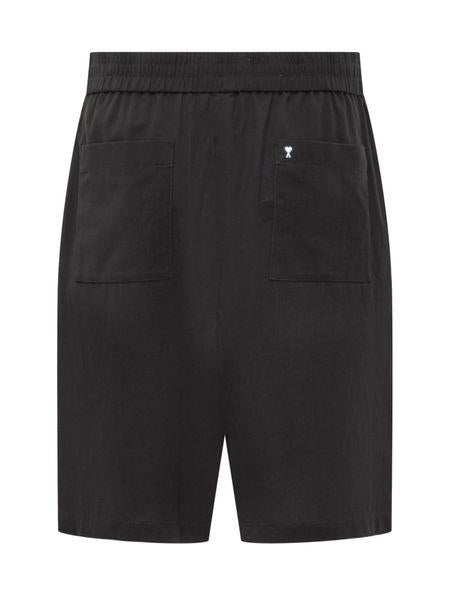 AMI PARIS Elasticated Waist Bermuda Shorts for Men