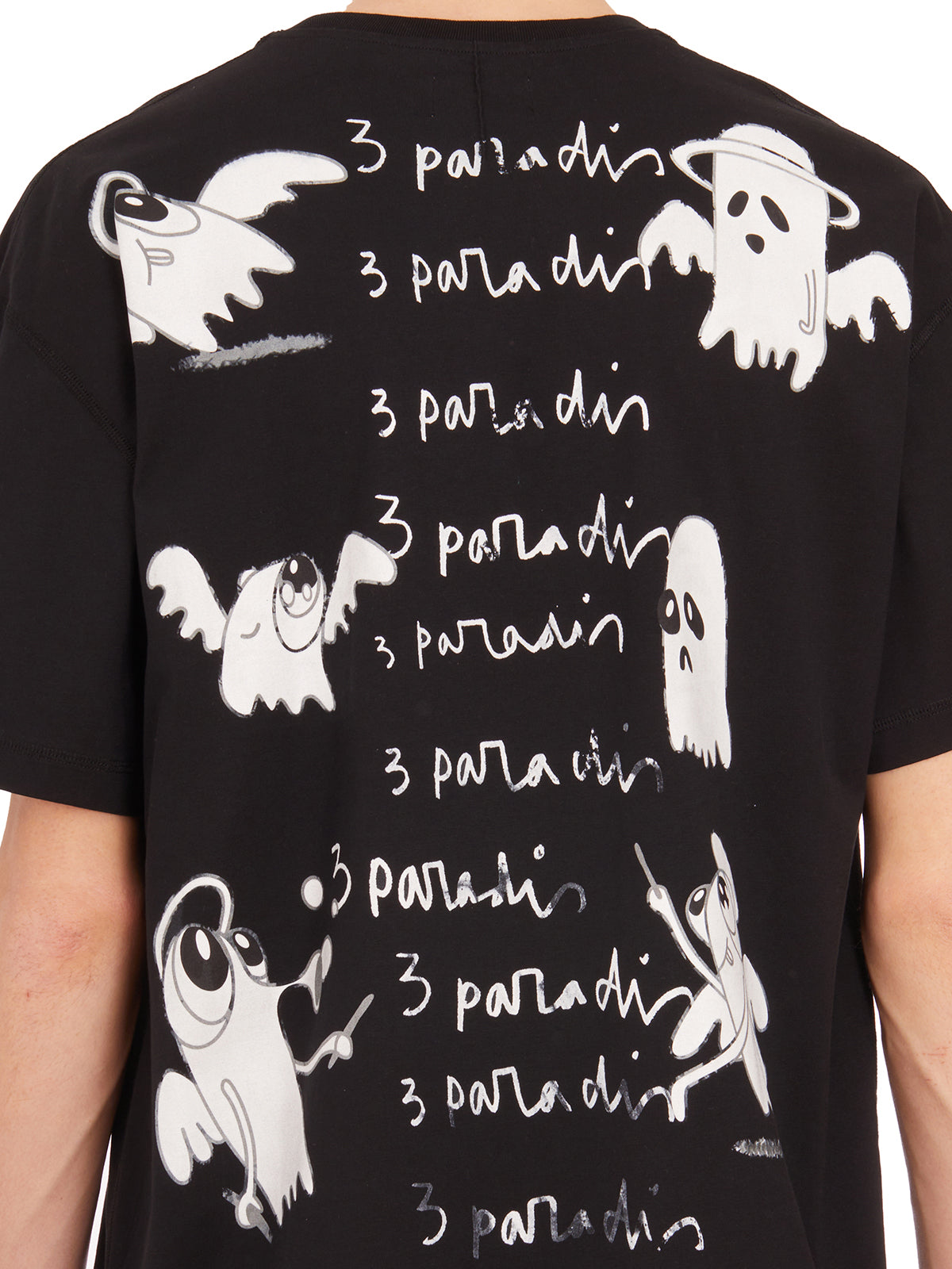 3PARADIS Graphic Print T-Shirt for Men - Size M