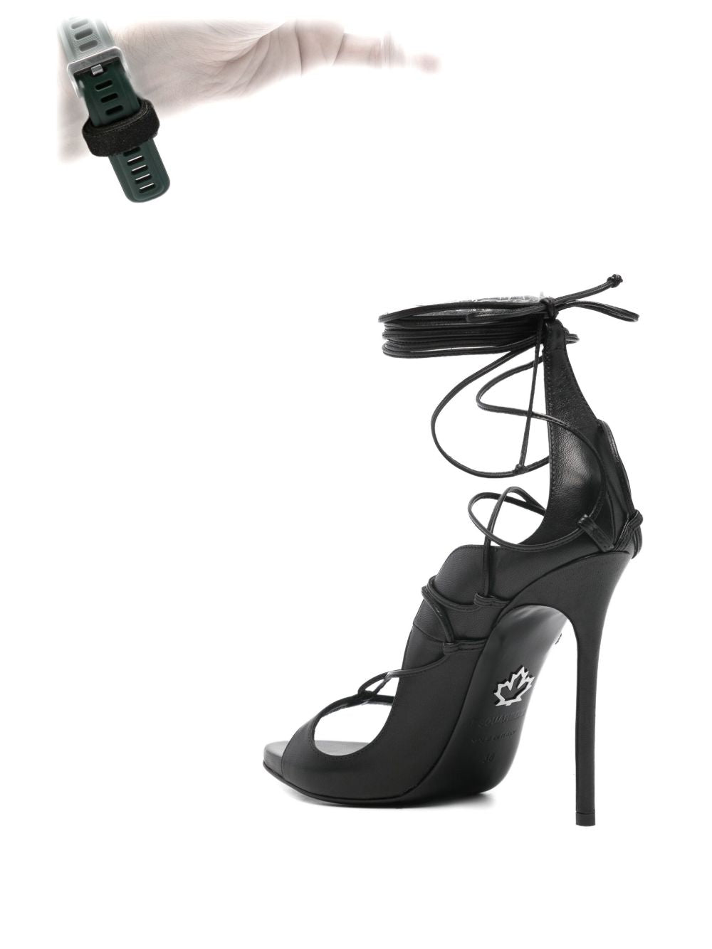 DSQUARED2 Stiletto Heel Lace-Up Sandals for Women