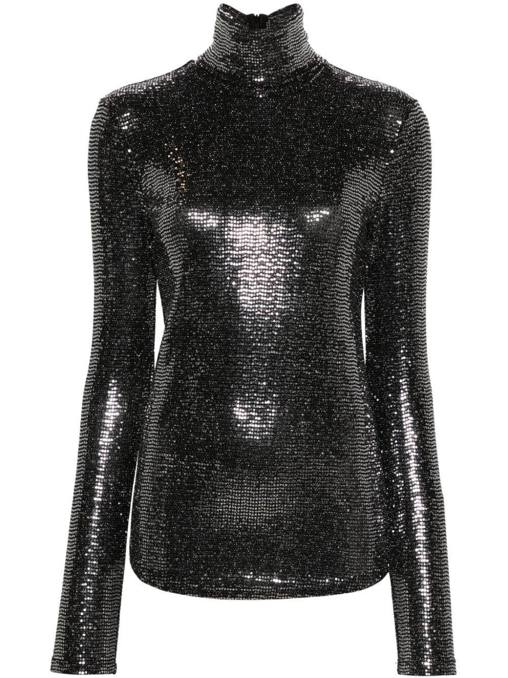 ISABEL MARANT Shiny High-Neck Top