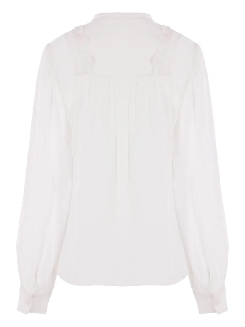 ISABEL MARANT Embroidered Silk Shirt