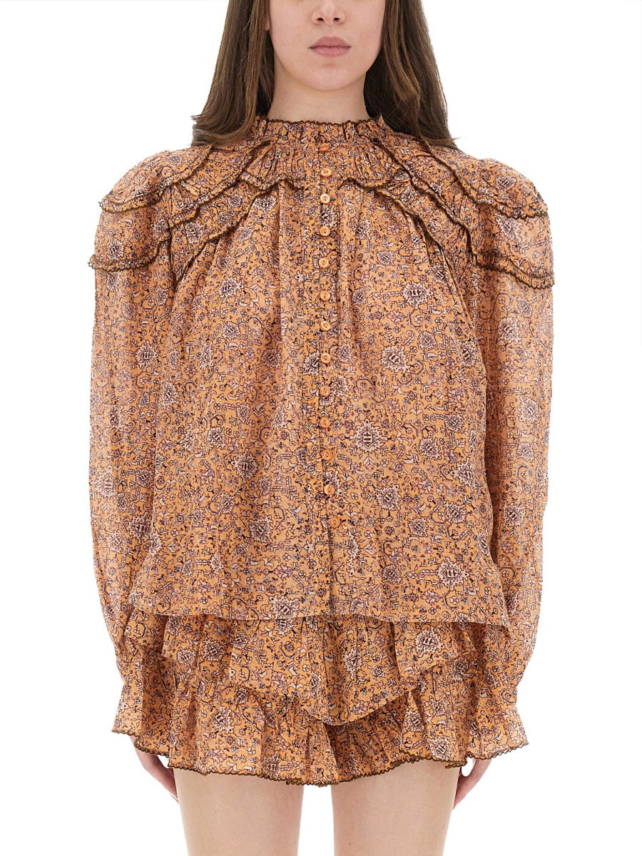 ISABEL MARANT ETOILE Multicolour Cotton Shirt for Women - FW25