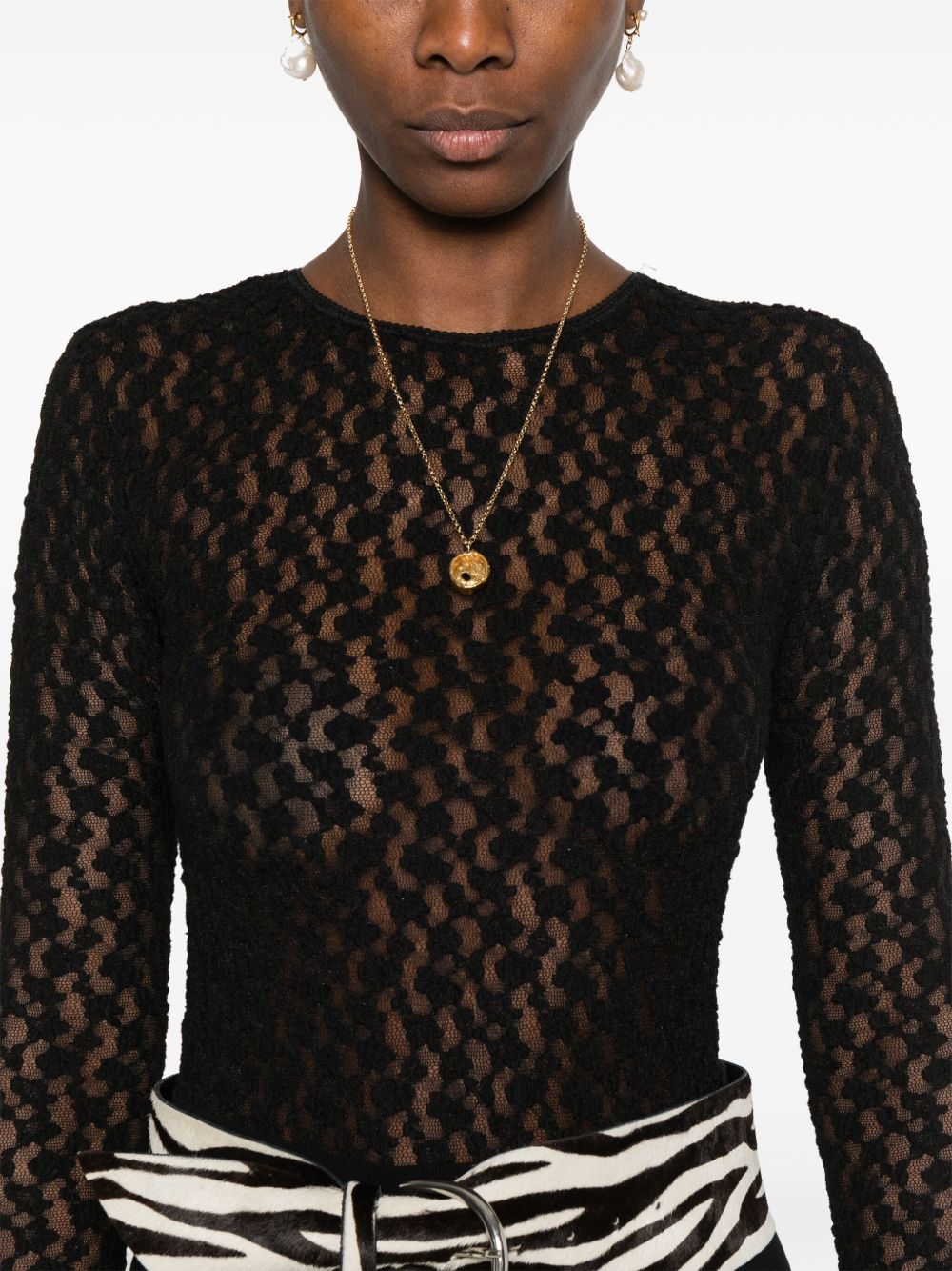 ISABEL MARANT Cotton Blend Crewneck Sweater