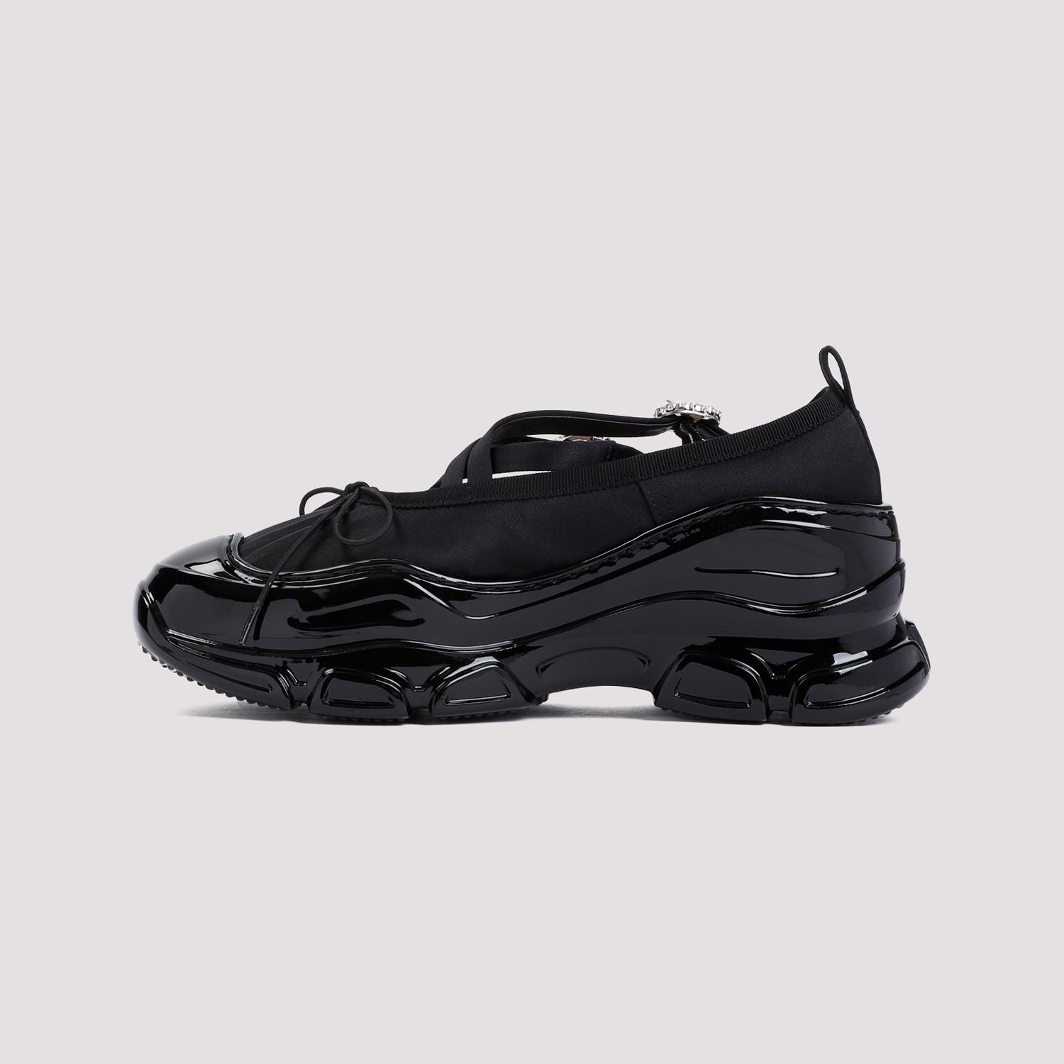 SIMONE ROCHA Classic Criss Cross Tracker Ballerina Shoes for Women