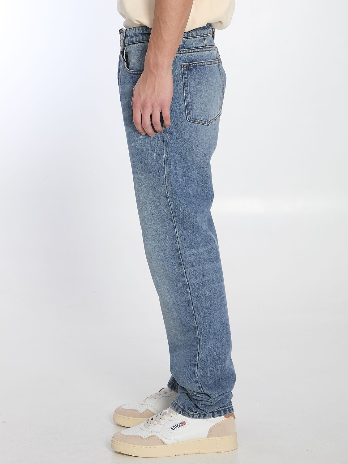AMI PARIS Classic Fit Denim Jeans for Men