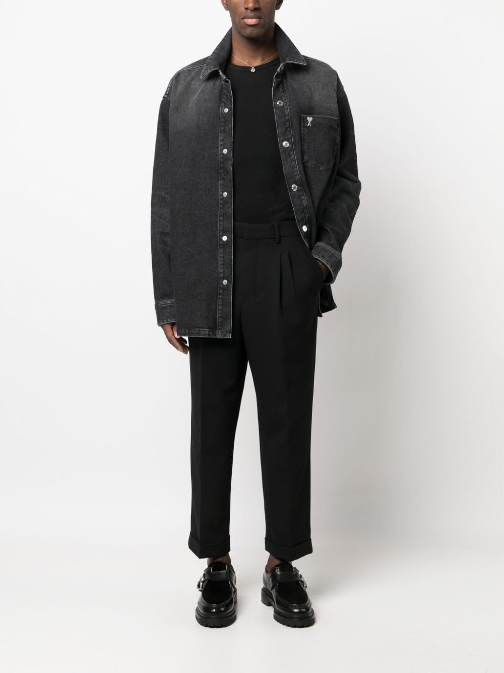 AMI PARIS Classic Tapered Pants for Men