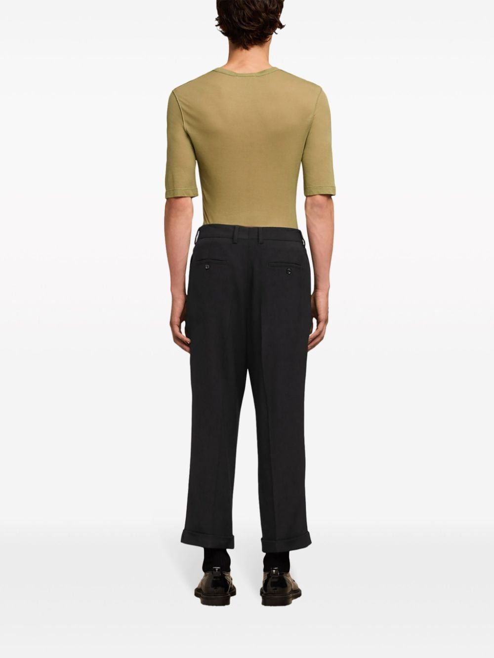 AMI PARIS Carrot Fit Trousers - SS24 Collection for Men