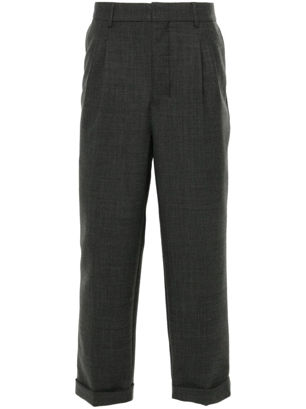 AMI PARIS Tailored Carrot Fit Trousers for Men