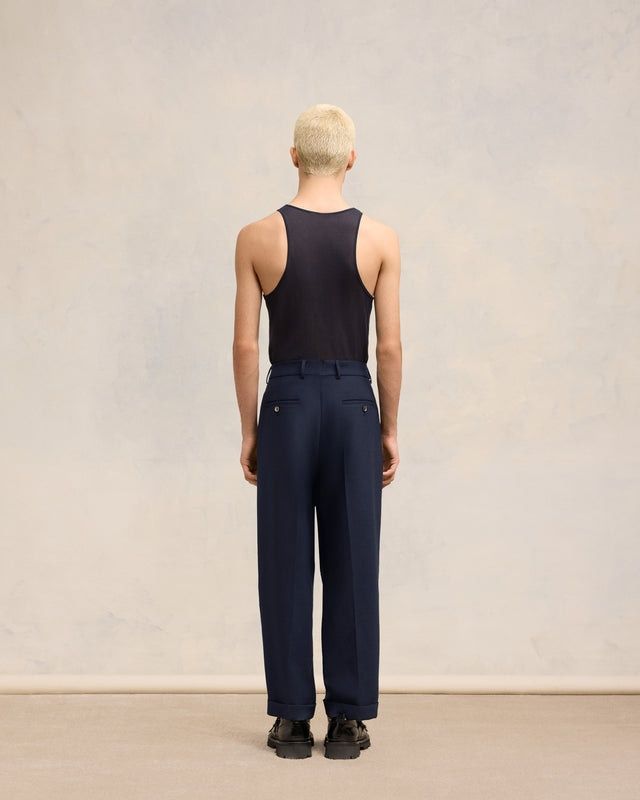 AMI PARIS Carrot Fit Trousers for Men - Fall/Winter 2025