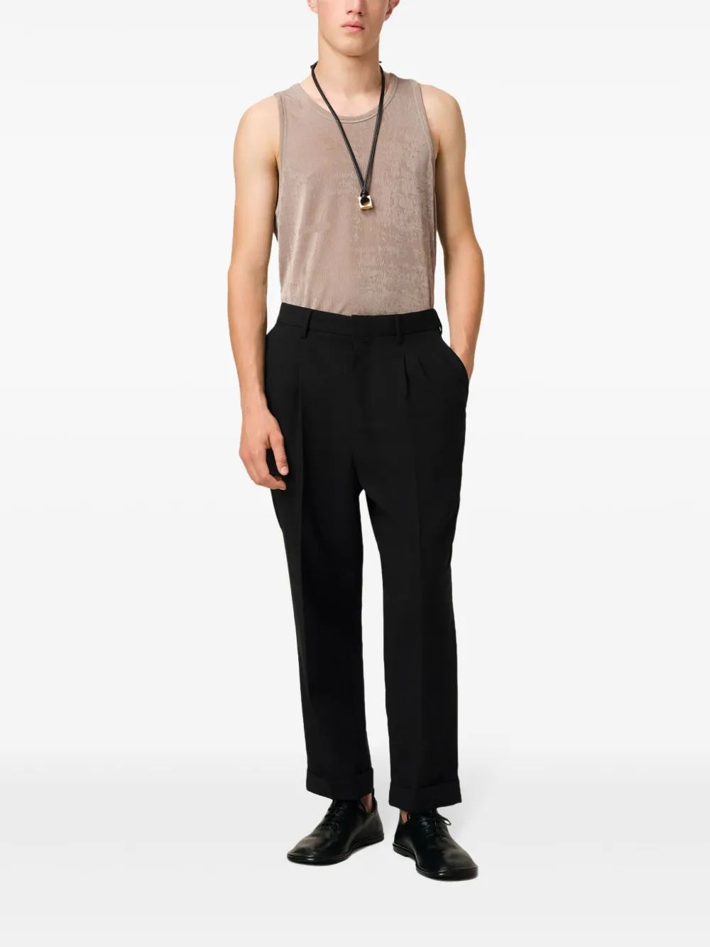 AMI PARIS Carrot Fit Trousers for Men - SS25 Collection