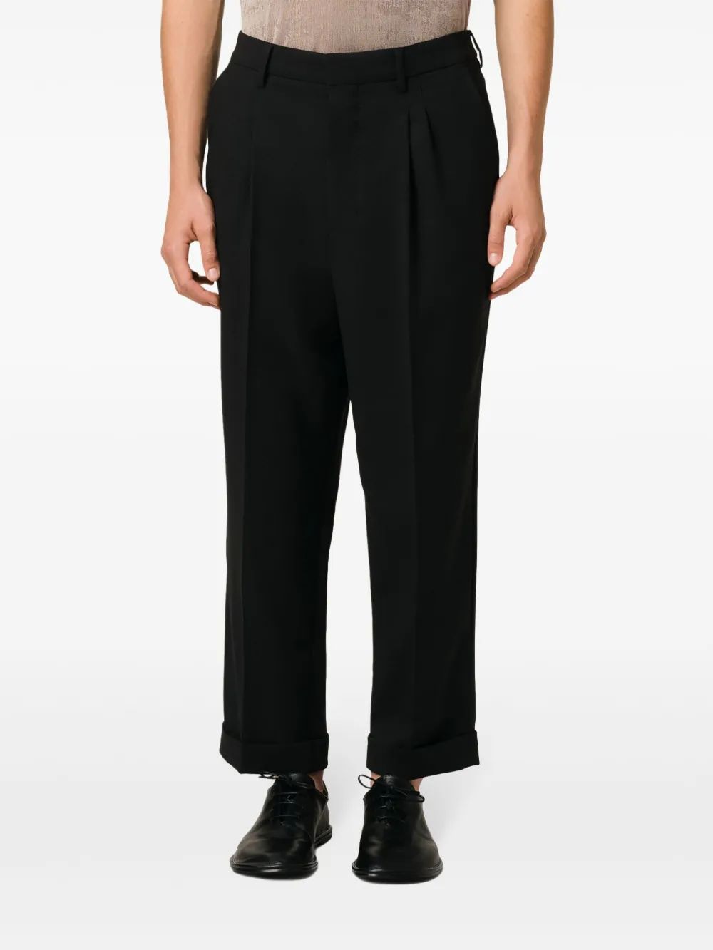 AMI PARIS Carrot Fit Trousers for Men - SS25 Collection
