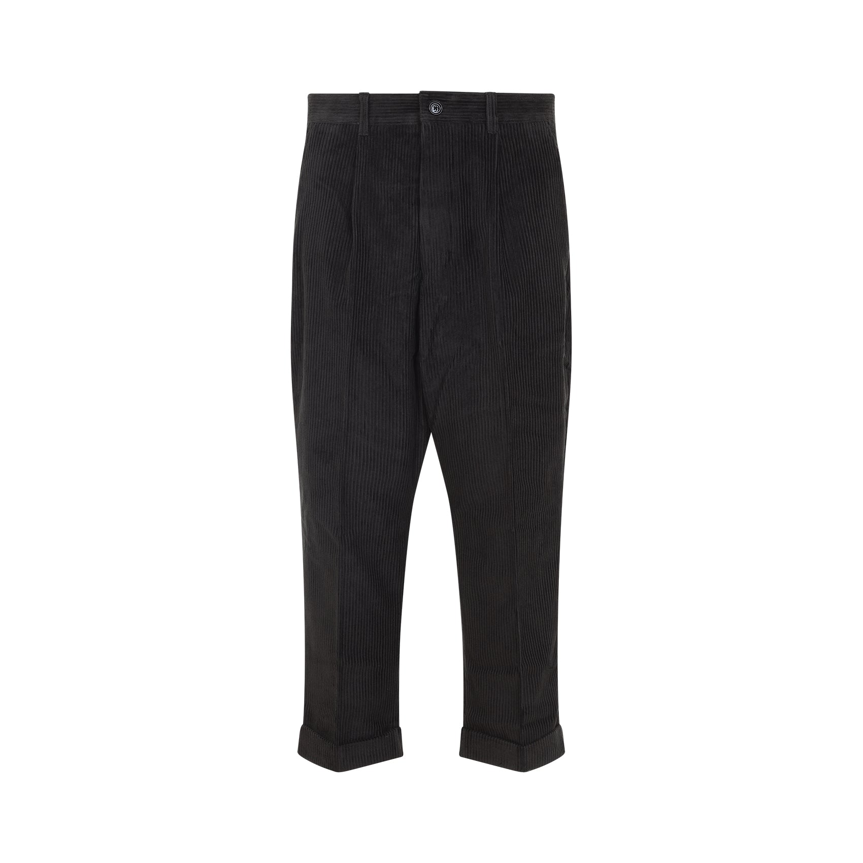 AMI PARIS Pleated Cuffed Trousers