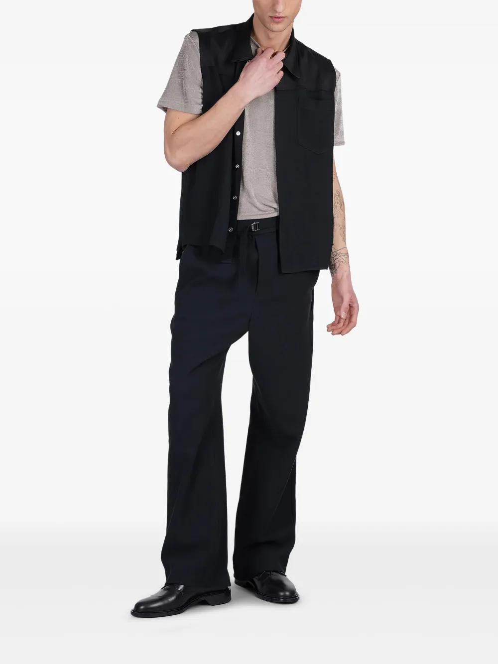 AMI PARIS Straight Fit Pants - Size L