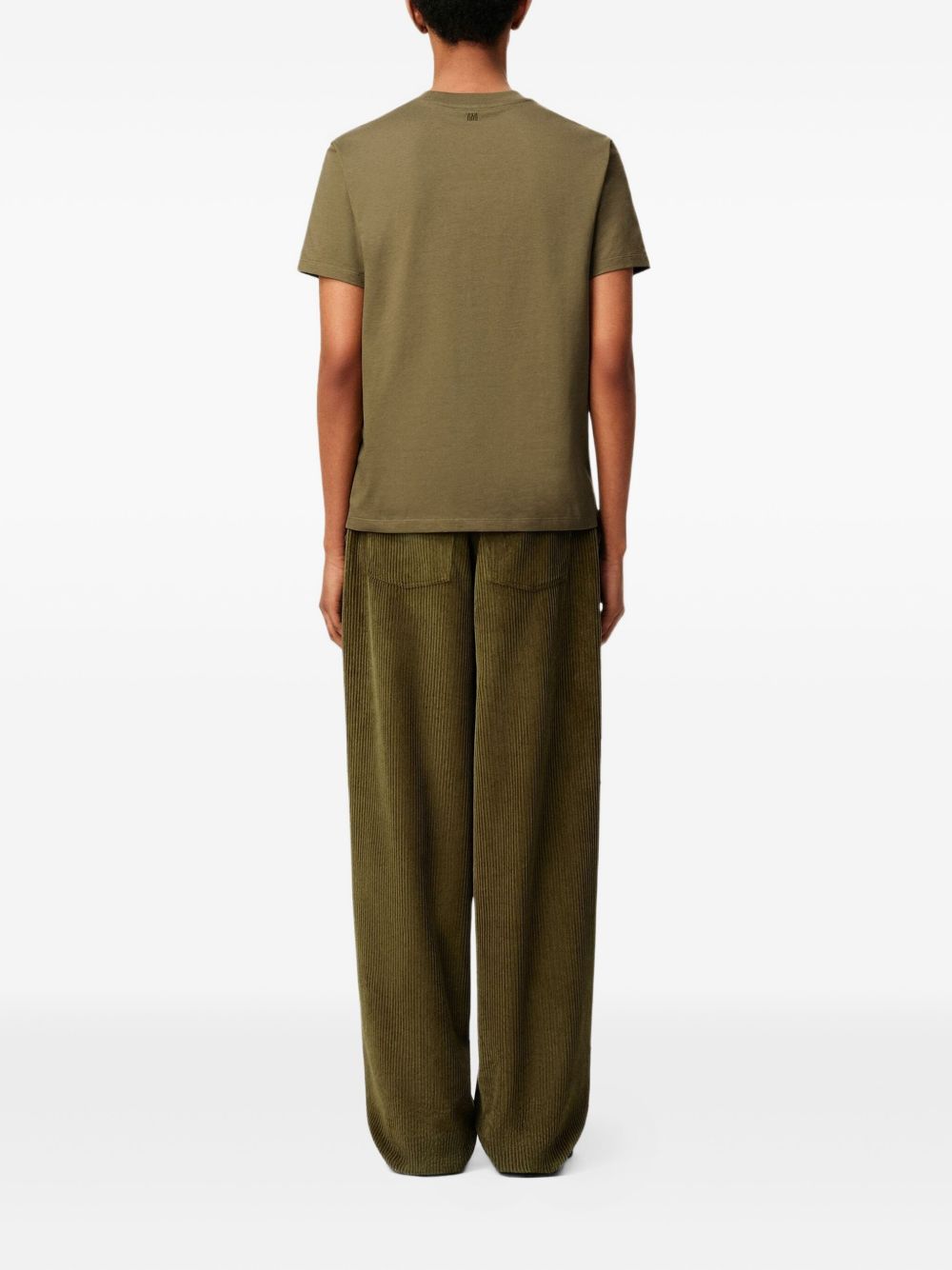 AMI PARIS Wide-Leg Corduroy Trousers for Men