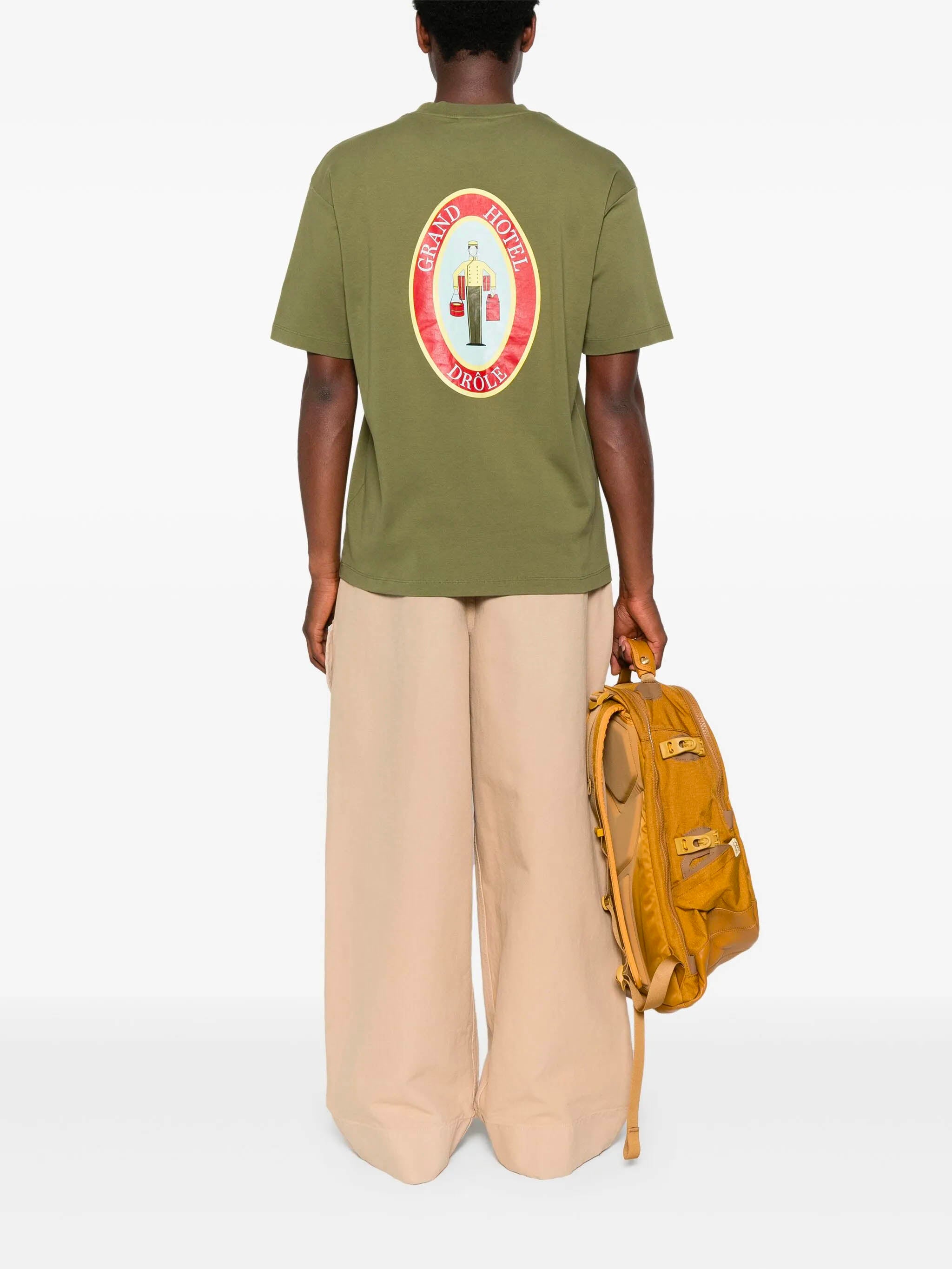 DRÔLE DE MONSIEUR Men's Crew Neck Graphic T-Shirt - Size M