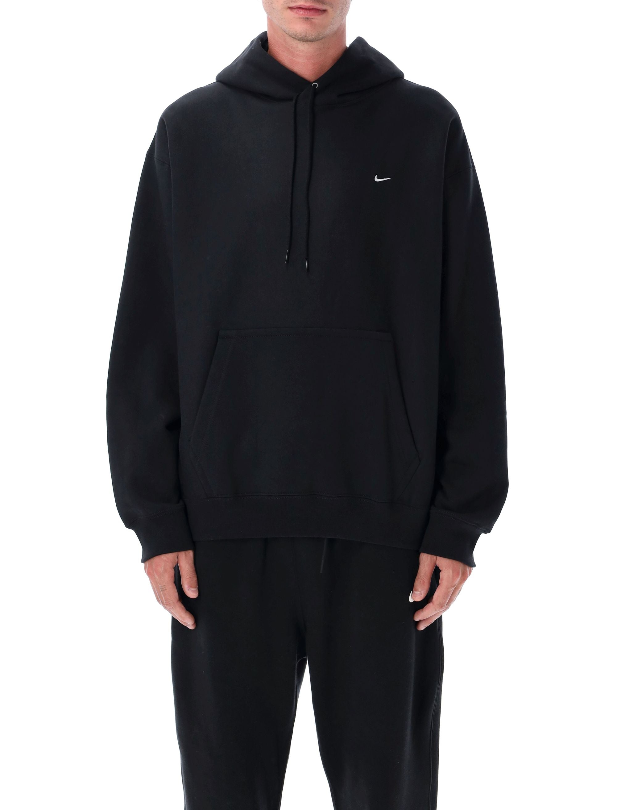 NIKE Men's Solo Swoosh Mini-Fleece Hoodie - Size L