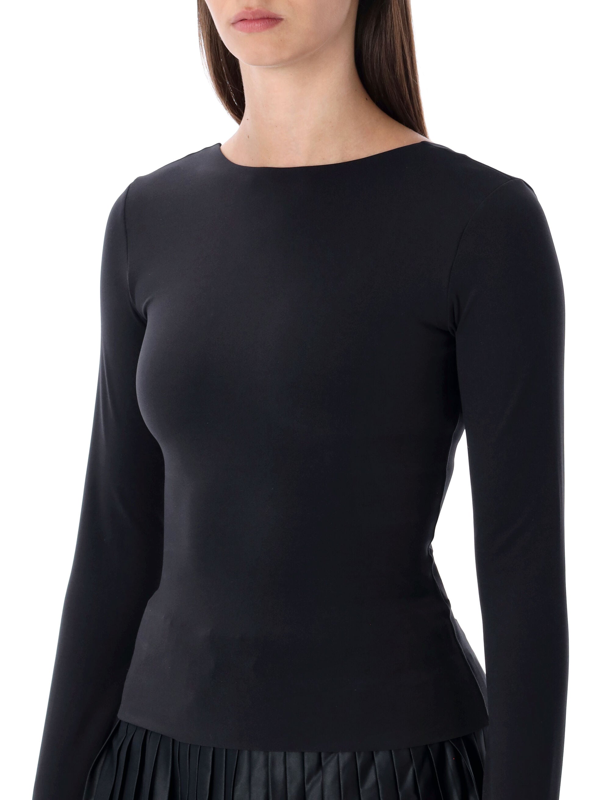 NIKE Women's Long-Sleeve Training Top for Unrestricted Movement