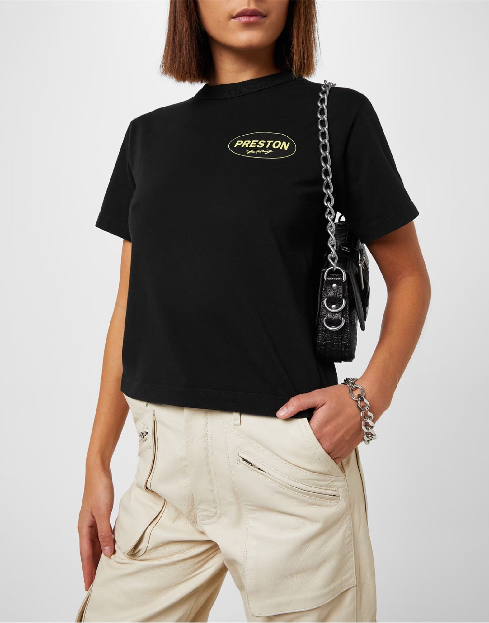 HERON PRESTON Racing Logo T-Shirt - Short Sleeve