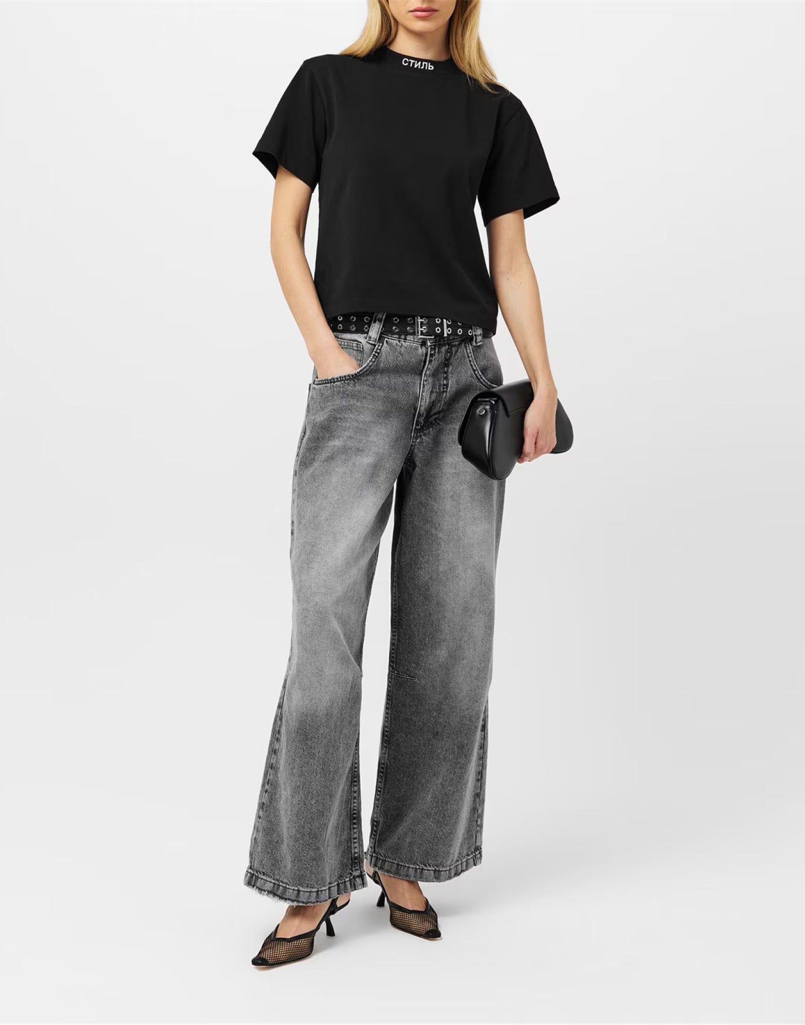 HERON PRESTON Logo T-Shirt for Women - Short Sleeve