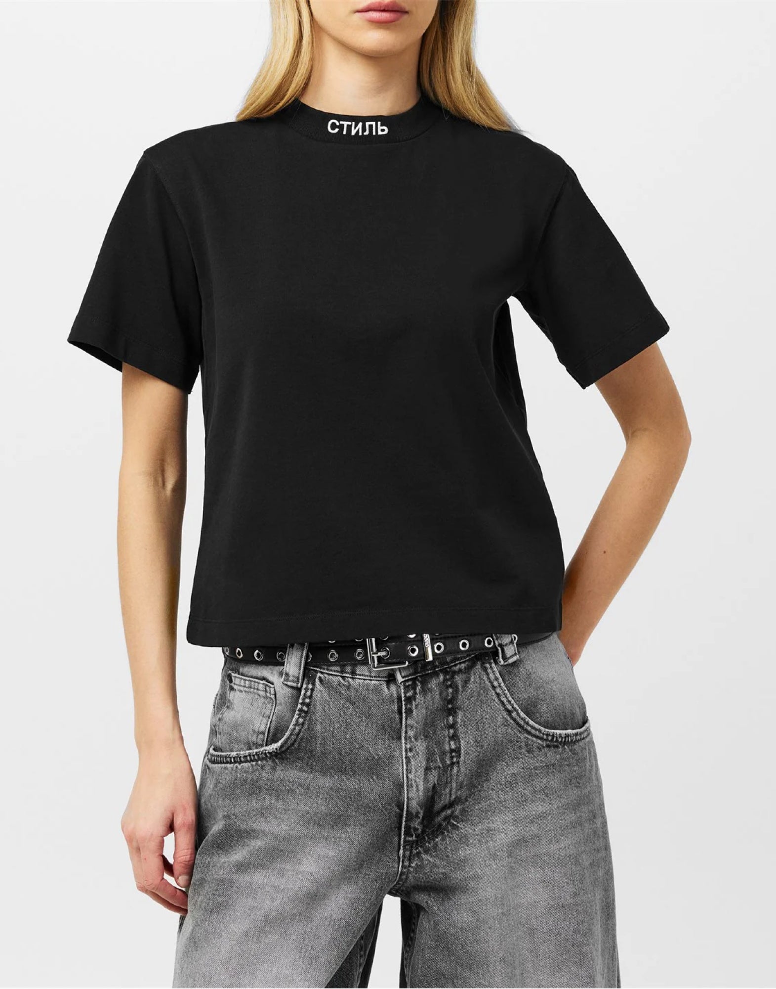 HERON PRESTON Logo T-Shirt for Women - Short Sleeve