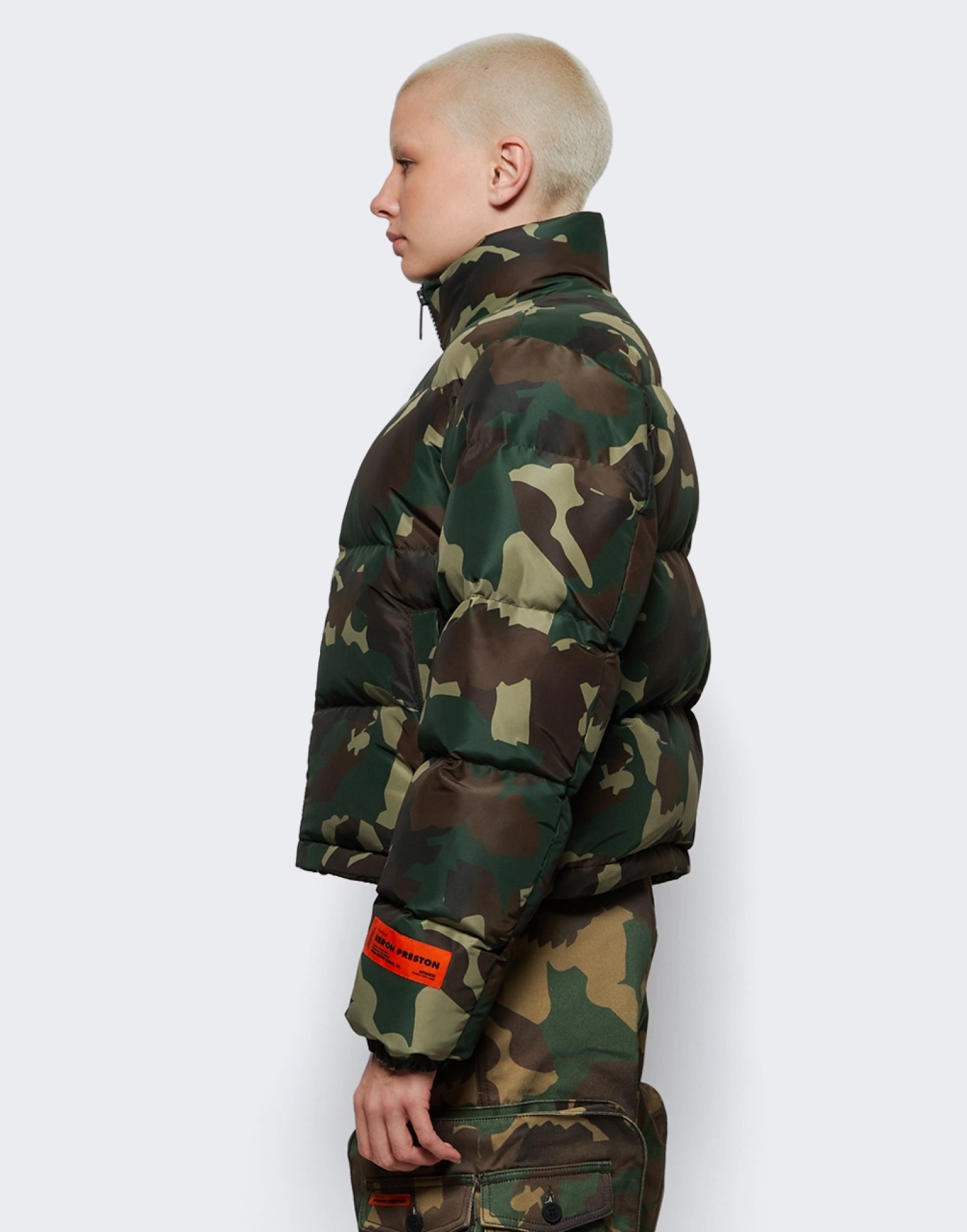 HERON PRESTON Nylon Camo Puffer Jacket - Women’s Outerwear