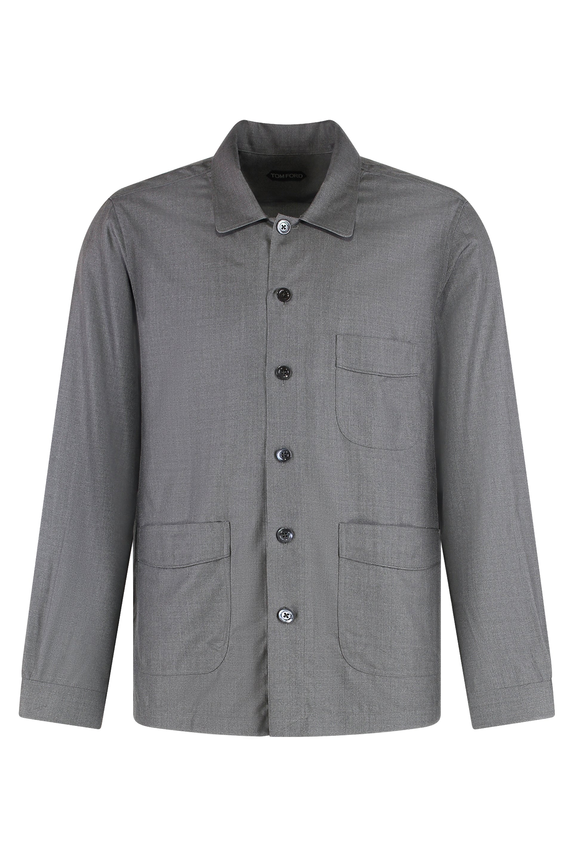 TOM FORD Luxury Silk Shirt with Multiple Pockets - FW25 Edition