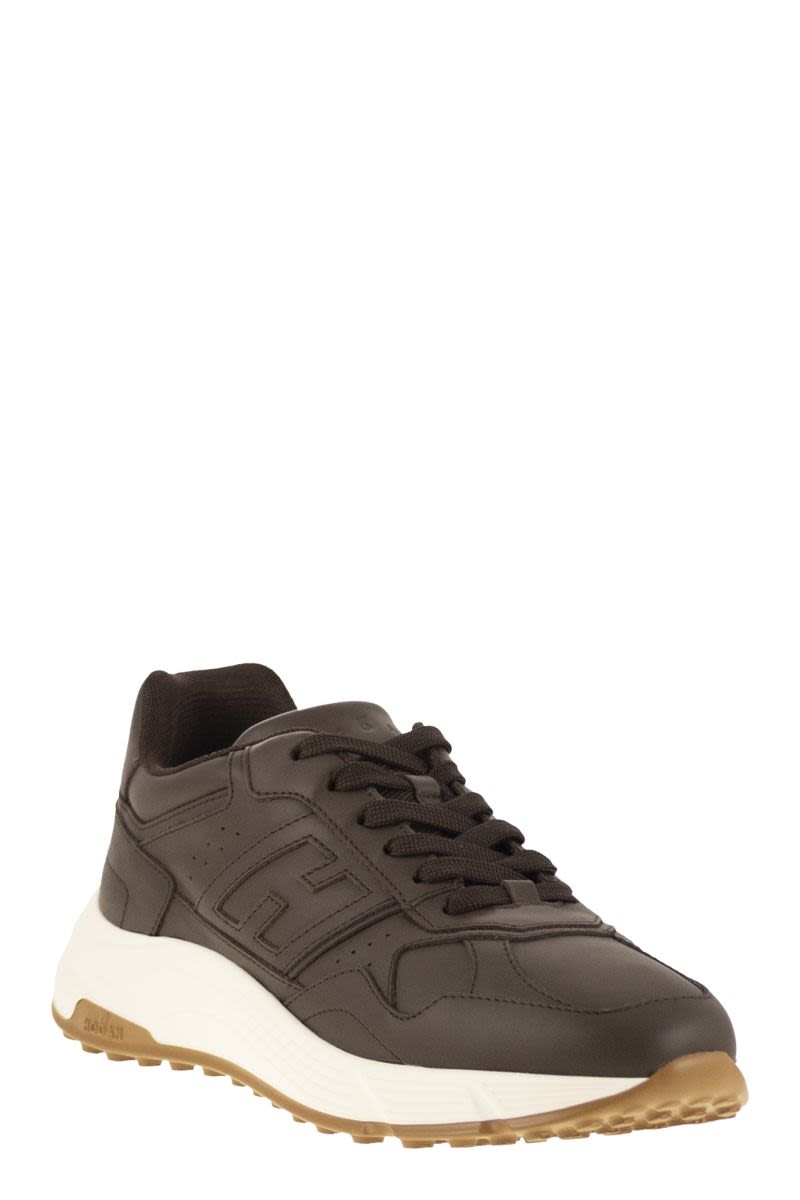 HOGAN Hyperlight Leather Trainers - 4.5 cm Height