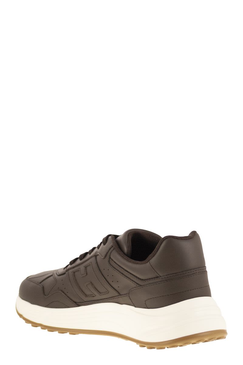 HOGAN Hyperlight Leather Trainers - 4.5 cm Height