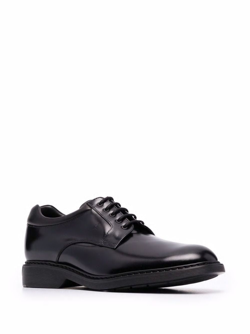 HOGAN Derby Dress Shoes Lace-Ups with Rubber Bottom