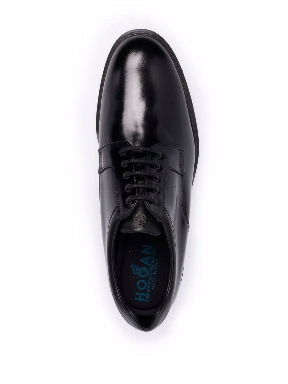 HOGAN Derby Dress Shoes Lace-Ups with Rubber Bottom