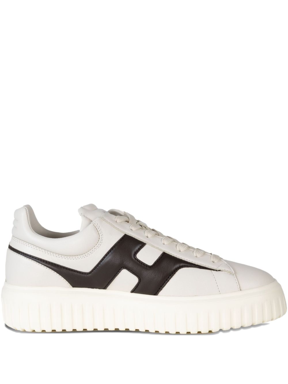 HOGAN Men's H-Striped Low-Top Leather Sneakers