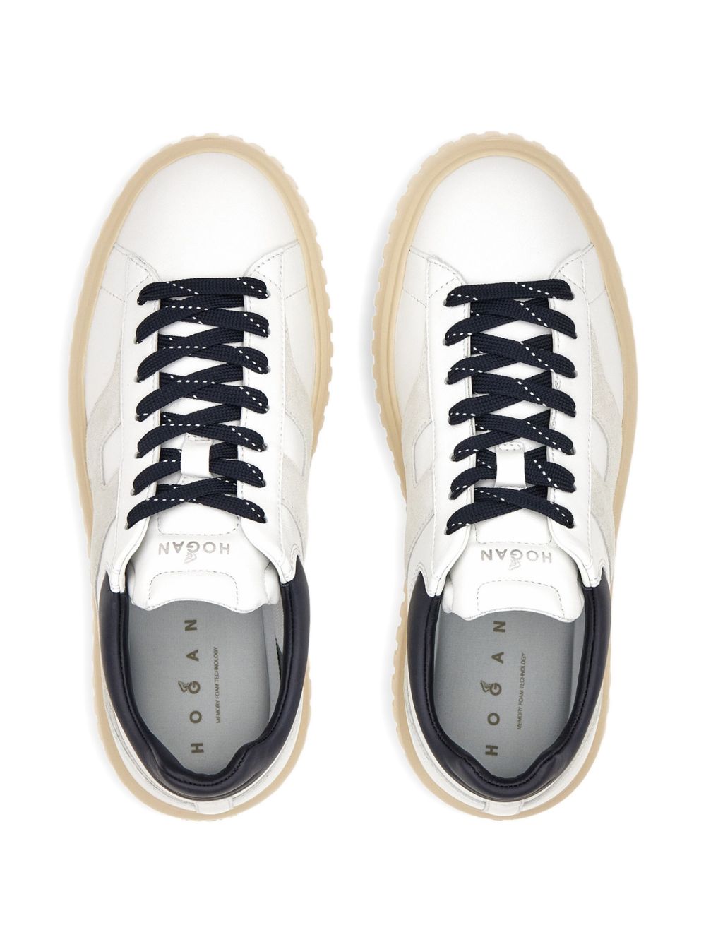 HOGAN Striped Lace-Up Sneakers