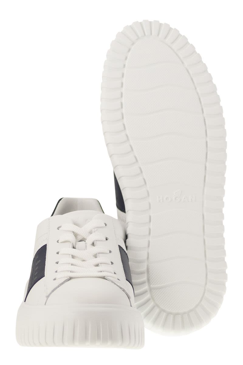 HOGAN Sporty H-STRIPES Sneakers with 5.8 cm Sole Height