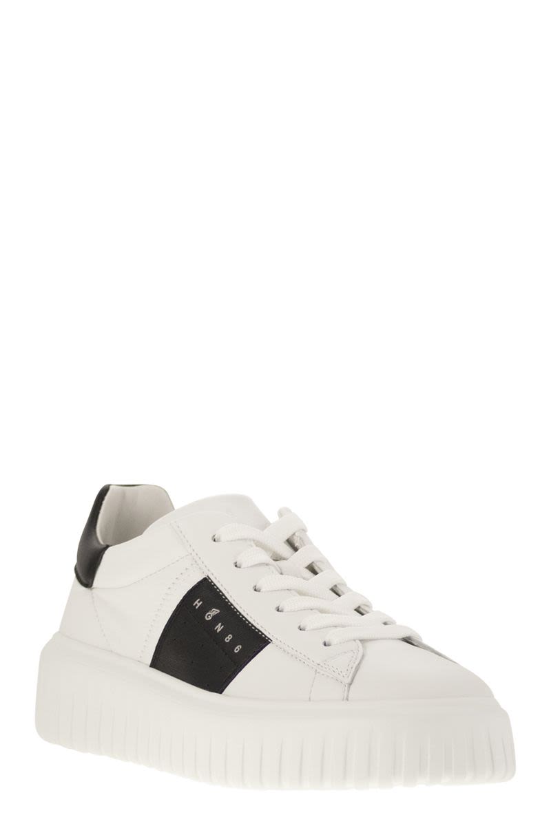 HOGAN Men's Extralight H-Striped Sneakers - 5.8 cm Sole Height