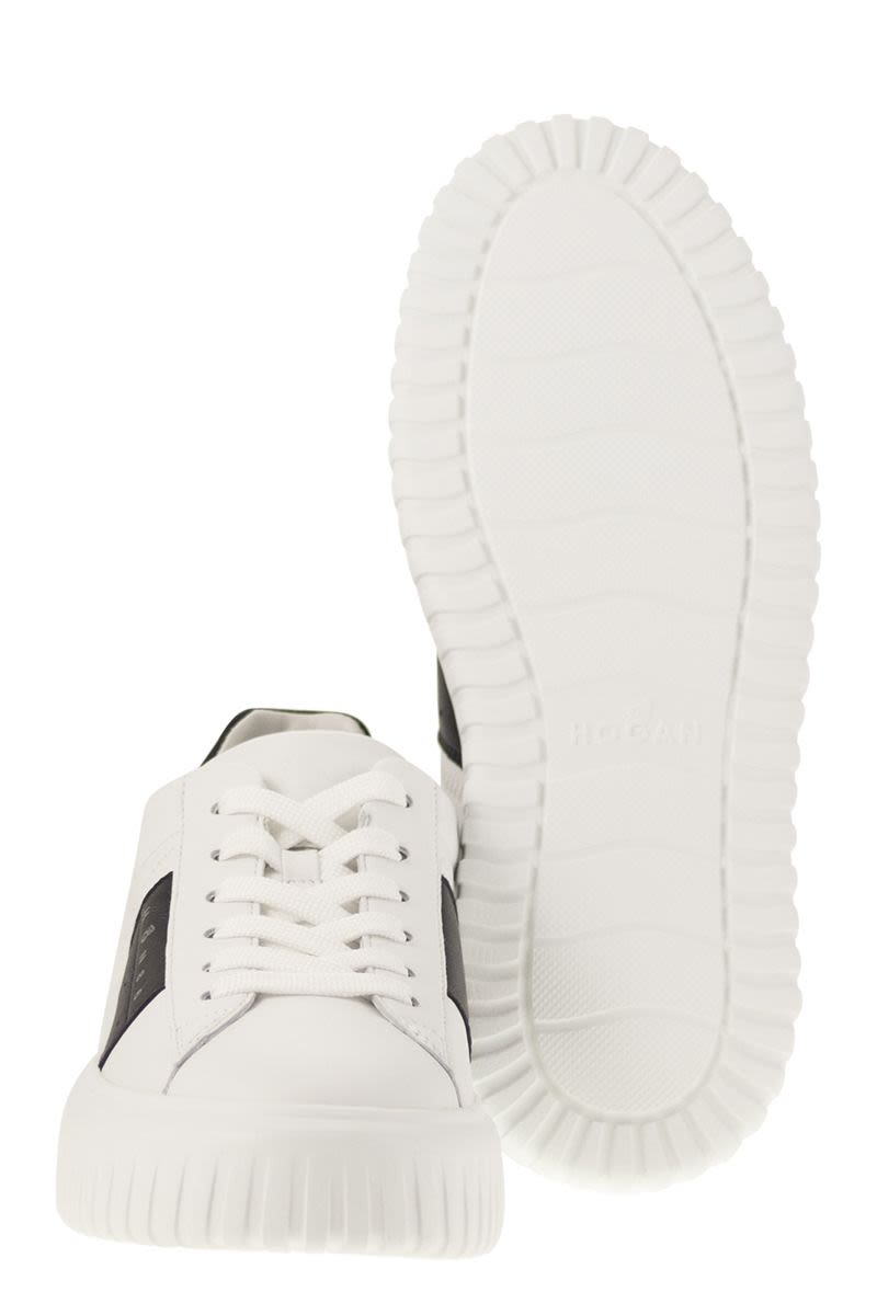 HOGAN Men's Extralight H-Striped Sneakers - 5.8 cm Sole Height