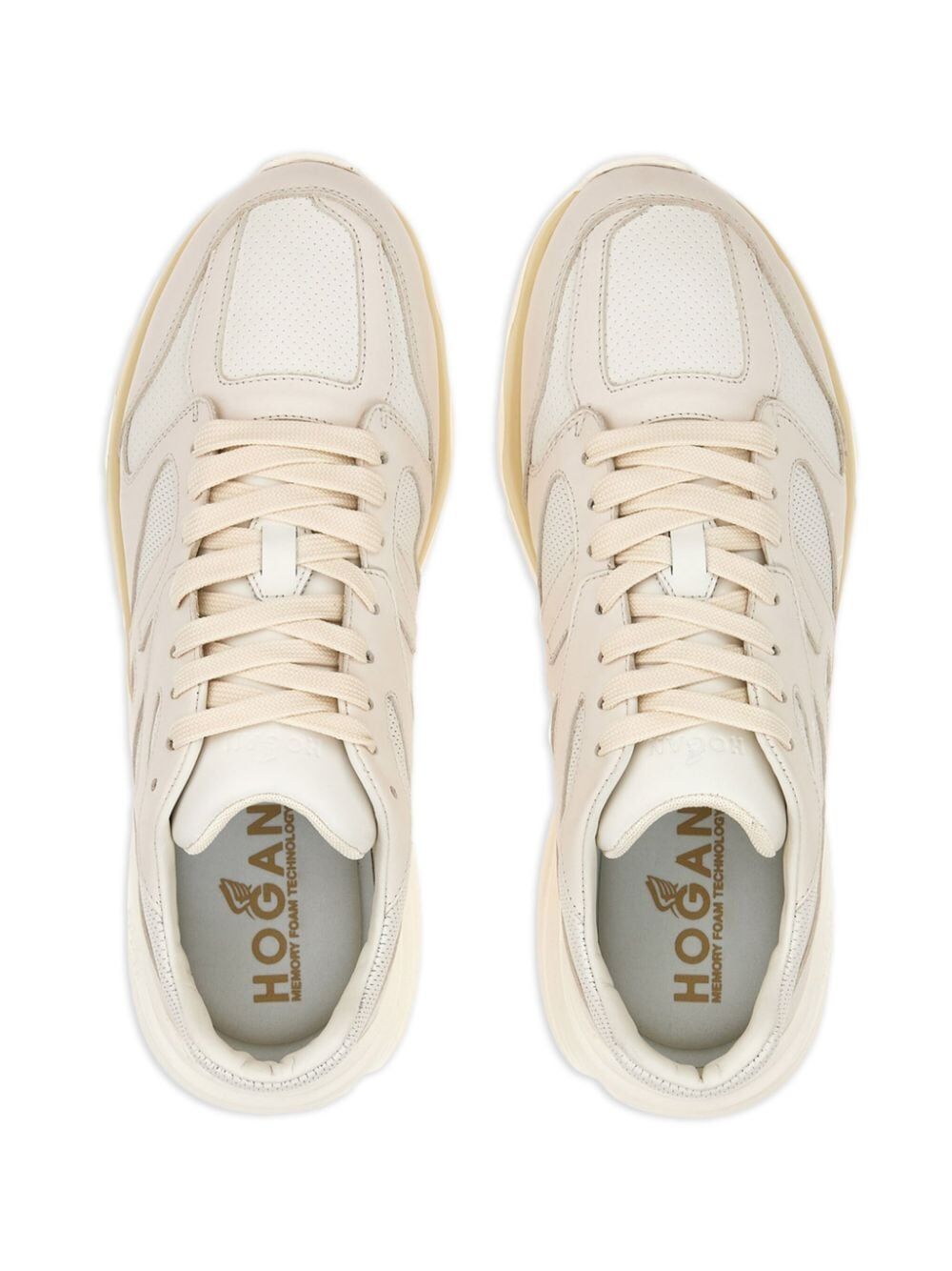 HOGAN Men's Premium Leather Sneakers - Perfect for FW24