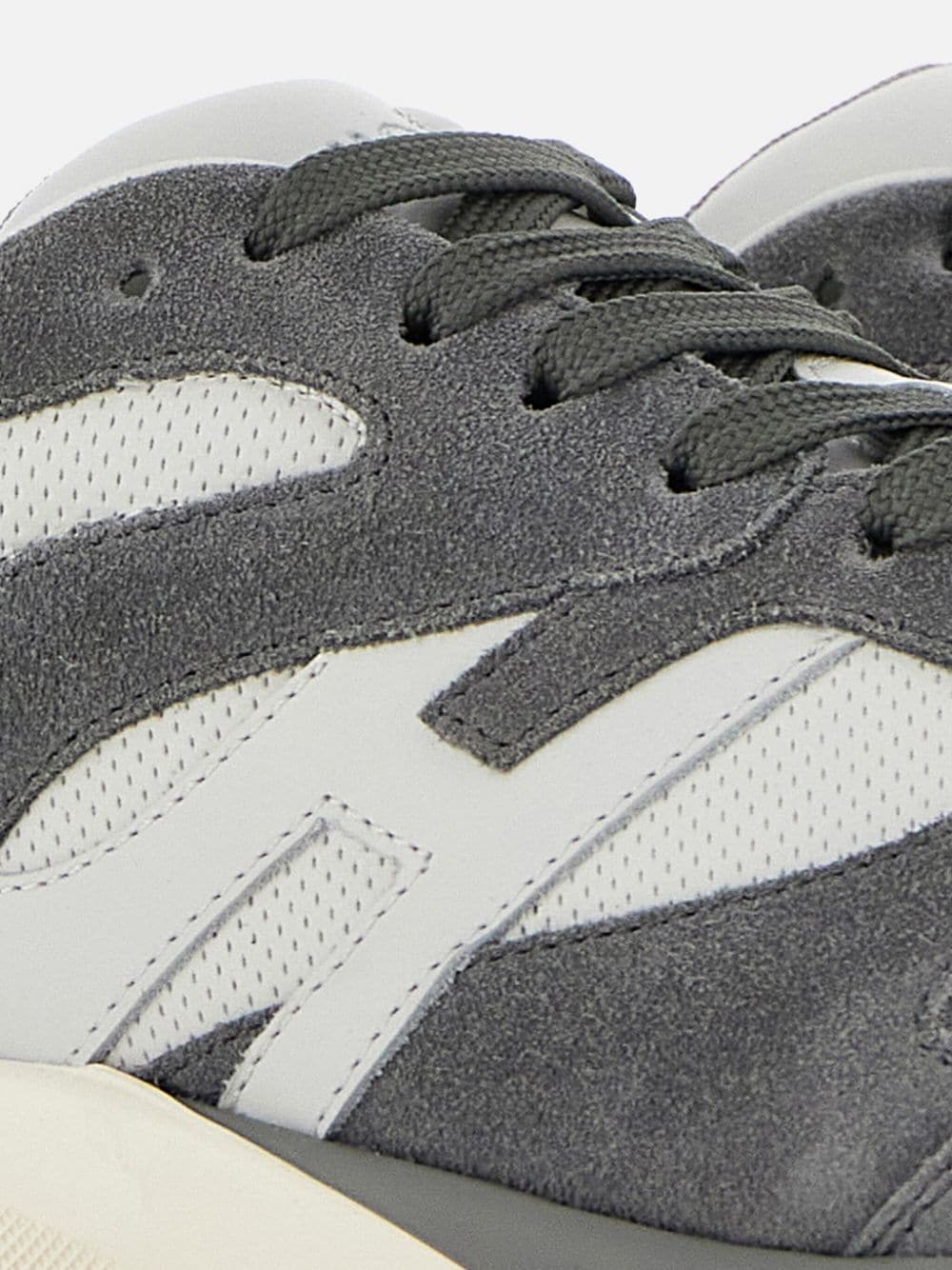 HOGAN Leather Panelled Design Sneakers for Men