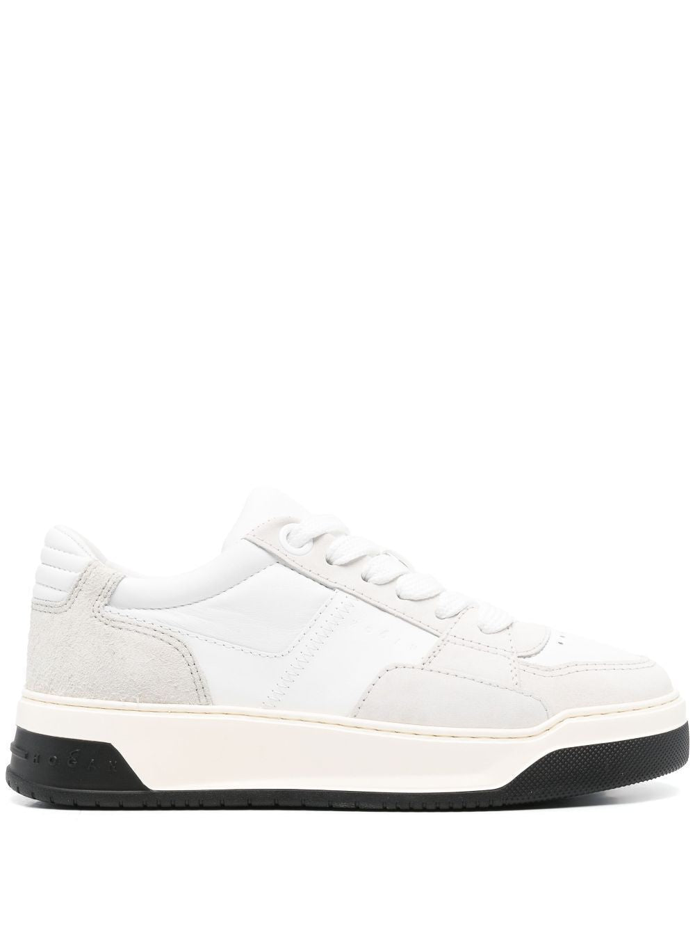 HOGAN Two-Tone Suede and Nappa Sneakers