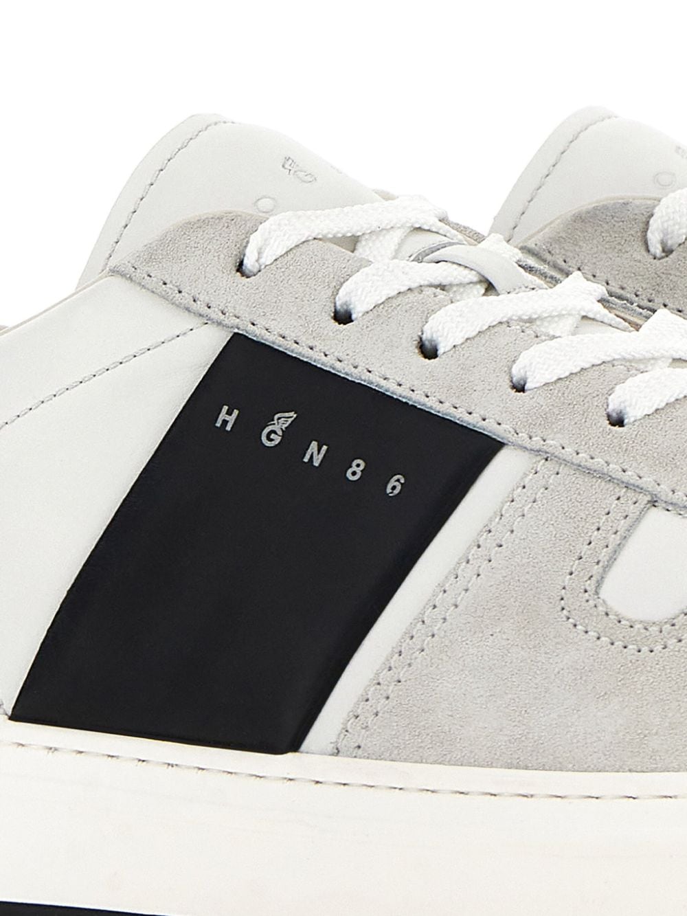 HOGAN Men's Leather Logo Sneakers