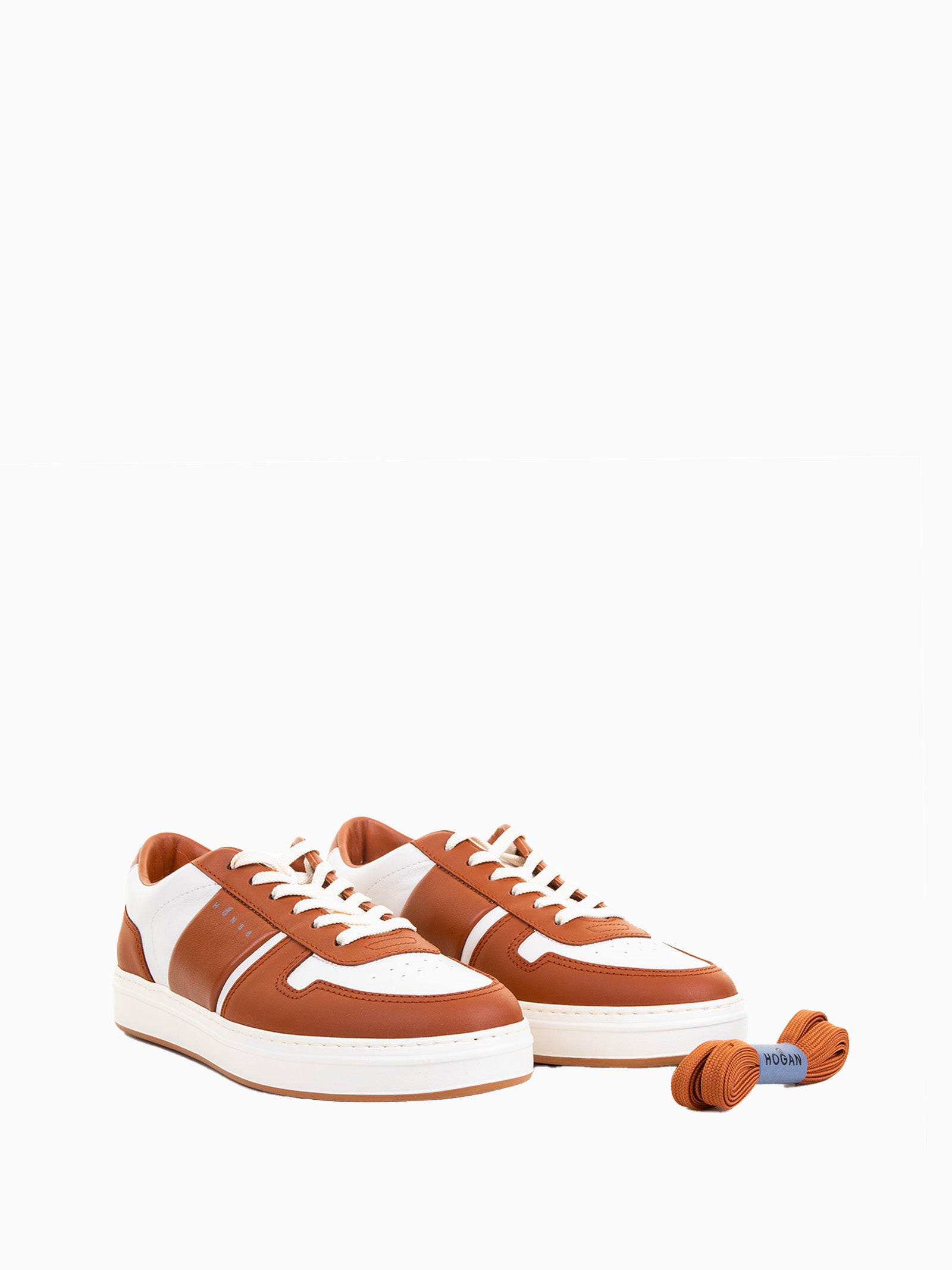 HOGAN Two-Tone Leather Sneaker for Men