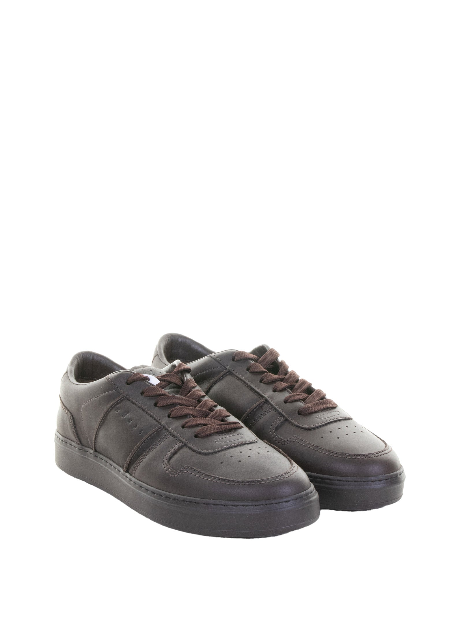 HOGAN Men's Smooth Leather Sneakers with 8mm Memory Foam Insole